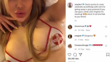 Milana Milks Teasing Body In Sexy Black Lingerie OnlyFans Insta Leaked Videos