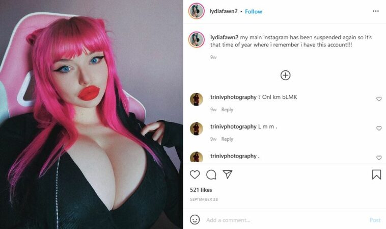 Lydia Fawn Big Titty Slut Teasing OnlyFans Insta Leaked Videos