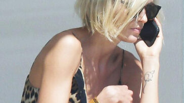 Model Anja Rubik Nip Slip In Cannes