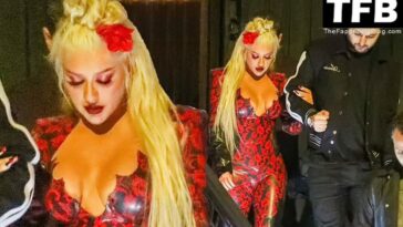 Christina Aguilera is in a Partying Mood as She Steps Out with Matthew Rutler in LA (17 Photos)