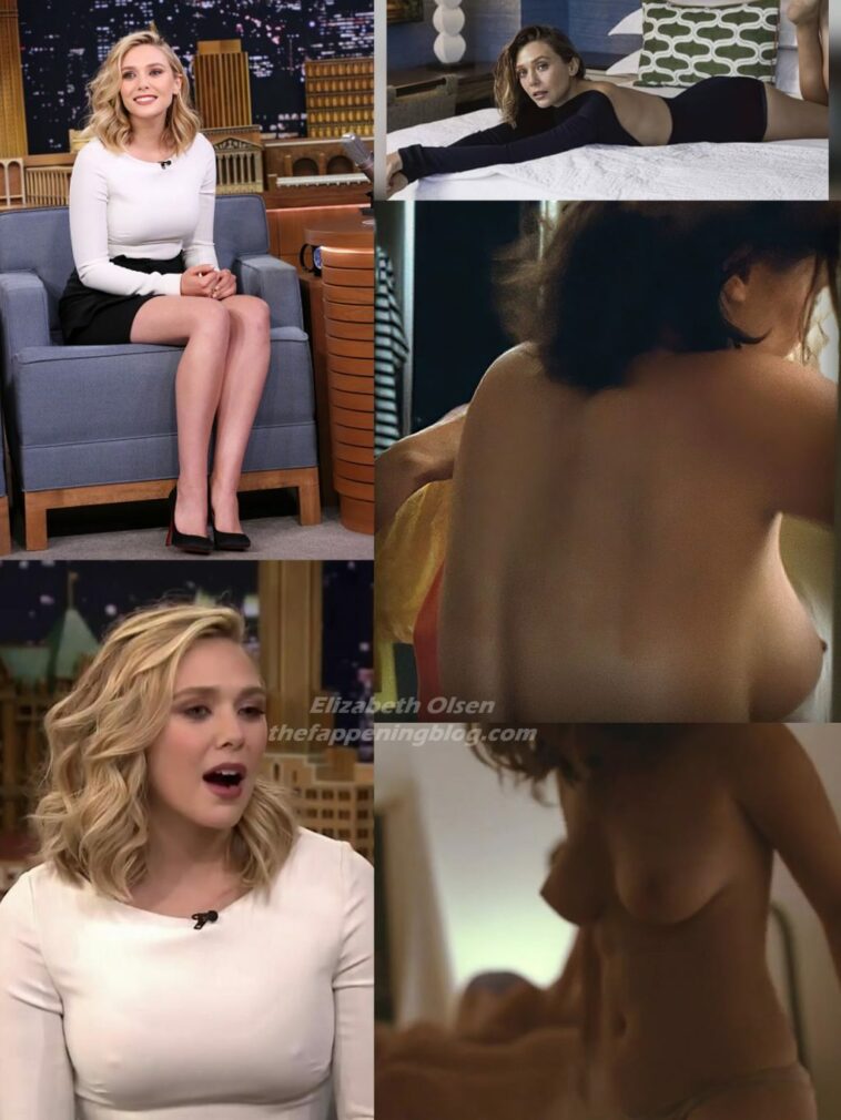 Elizabeth Olsen Nude & Sexy (1 Collage Photo)
