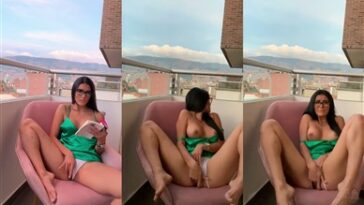 Hanna Miller Masturbation in Balcony Video Leaked