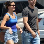 Hayley Erbert & Derek Hough are All Smiles Showing Off Haley’s Engagement Ring in LA (17 Photos)