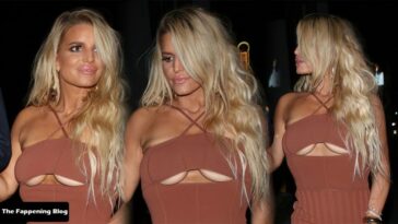Jessica Simpson Shows Off Her Underboob at Delilah in West Hollywood (22 Photos)