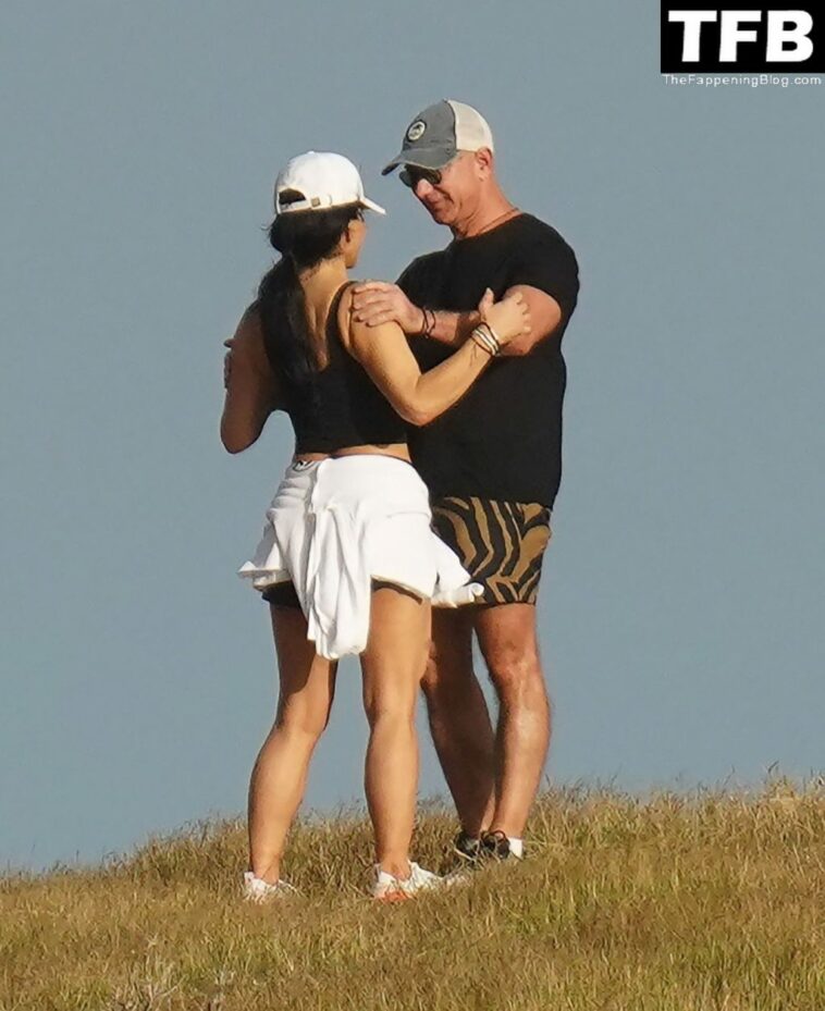 Lauren Sanchez & Jeff Bezos Enjoy Some PDA While Hiking During a Winter Vacation in St Barts (73 Photos)