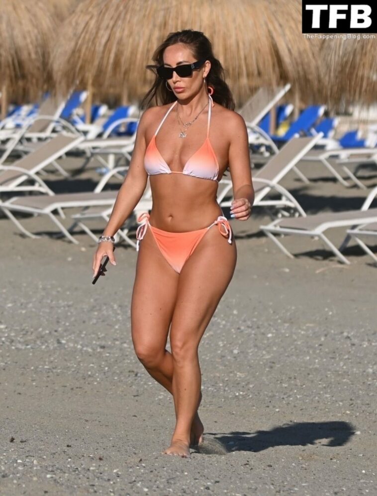 Lauryn Goodman Displays Her Sexy Bikini Body on the Beach on Holiday in Marbella (39 Photos)