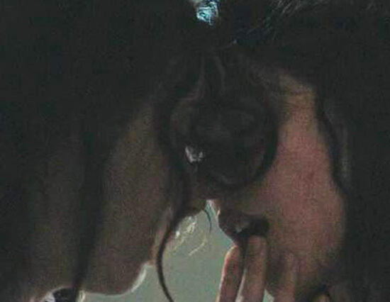 Margaret Qualley & Rebecca Dayan Lesbian Kiss Scene from 'Novitiate'