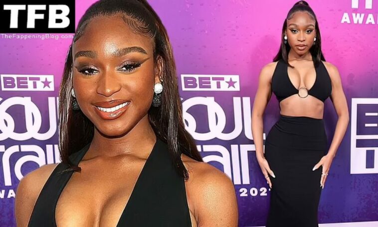 Normani Puts Her Cleavage Front and Center in a Risqué Black Gown (45 New Photos)