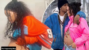 Rihanna Shows Off Her Growing Baby Bump (10 Photos)