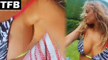 Rita Ora Flashes Her Areola in a Tiny Bikini (18 Nude & Sexy Pics + Videos)