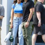 Braless Sistine Stallone Shows Her Midriff in NYC (1 Photo)