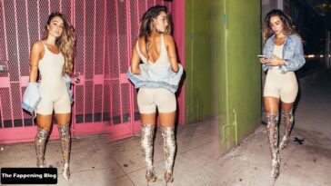 Sommer Ray Shows Her Fit Booty in a Sexy Bodysuit and Boots (6 Photos)