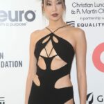 Soo Joo Park Shows Off Her Sexy Tits at the 30th Annual Elton John AIDS Foundation Academy Viewing Party (9 Photos)