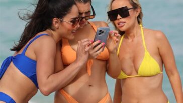 Victoria Larson & Lisa Opie Show Out in Skimpy Bikinis on Miami Beach (16 Photos)