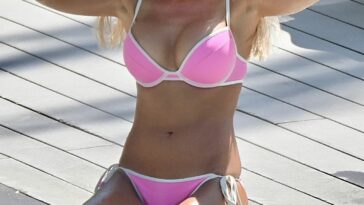 Zara McDermott Looks Pretty in Pink Out on Holiday with Sam Thompson in Marbella (71 Photos)