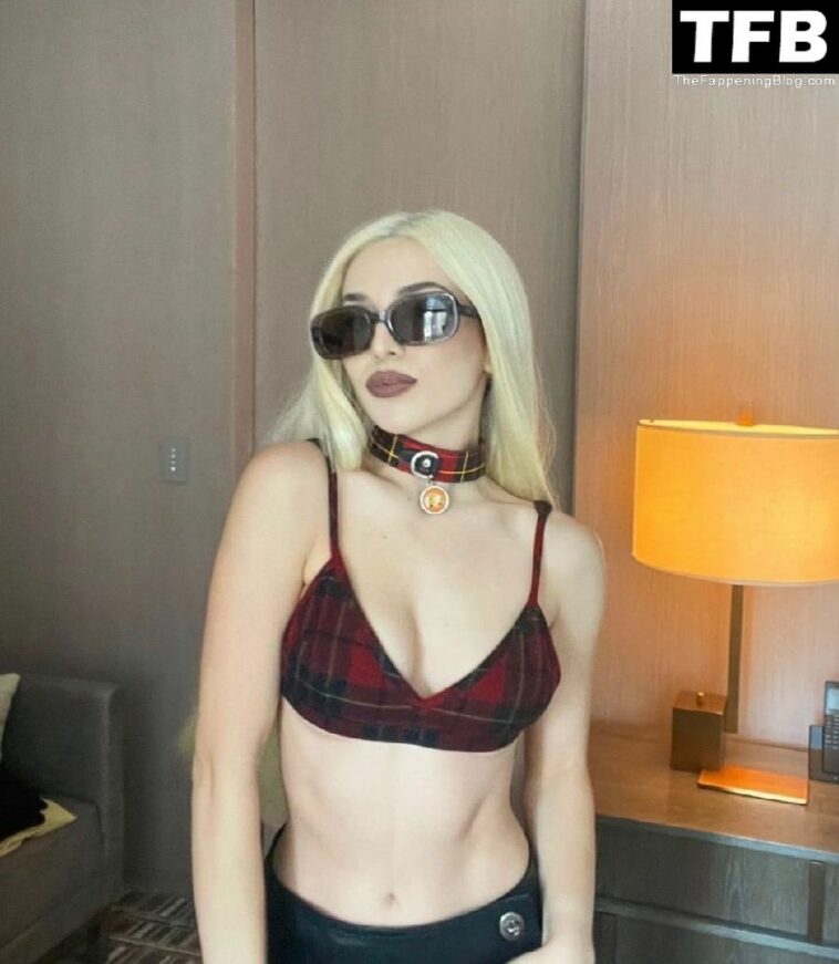 Ava Max Displays Her Sexy Tits as She Attends the Lanvin Show in Paris (47 Photos)