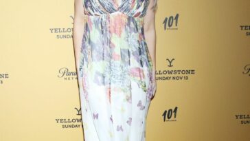 Natalie Alyn Lind Shows Off Her Sexy Tits at the Paramount’s Yellowstone Season 5 NY Premiere (30 Photos)