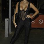Olivia Bracy Flaunts Her Tits as She Arrives at the Protein World Event (7 Photos)