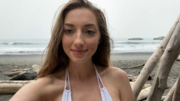 Abby Opel Nude Beach Bikini Strip Onlyfans Video Leaked