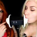 ASMR KittyKlaw Mary Jane & Gwen Stacy Ear Licking Patreon Video - Famous Internet Girls
