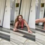 AllisonNYC Nude Workout Video Leaked - Famous Internet Girls