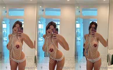 Ashley Tervort Sexy Pasties Beads Bra Video Leaked - Famous Internet Girls