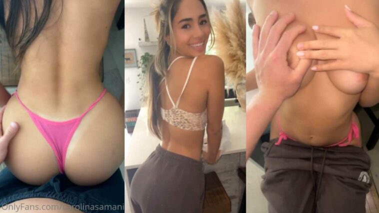 Carolina Samani Delivery Guy Body Touching BG Video Leaked - Famous Internet Girls