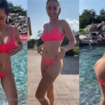 Christina Khalil Nude Pool Stripease Video Leaked - Famous Internet Girls