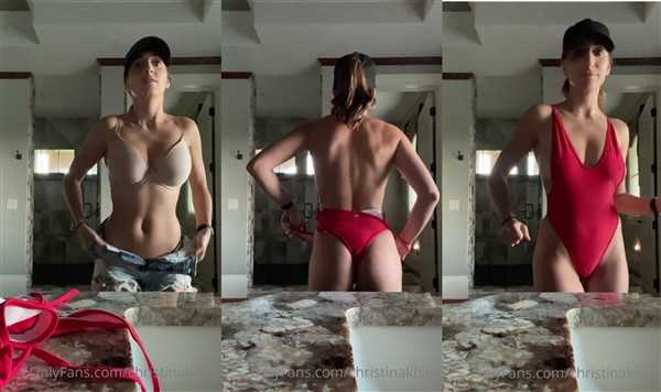 Christina Khalil Nude Swimsuit Striptease Video Leaked - Famous Internet Girls