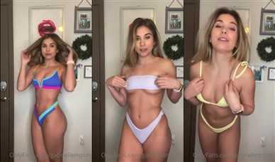 Gabrielle Moses Nude Bikini Try On Video Leaked - Famous Internet Girls