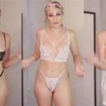Holly Wolf Nude Lingerie Try On Haul Video Leaked - Famous Internet Girls