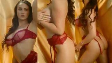 Jessica Bartlett Nude Red Lingerie Teasing Video Leaked - Famous Internet Girls