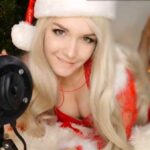 KittyKlaw ASMR Santa Girl Licking, Mouth Sounds, Triggers Patreon Video - Famous Internet Girls