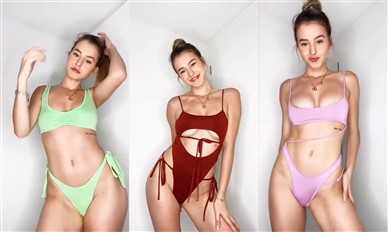 Lea Elui Nude Bikini Try On Deleted Video Leaked - Famous Internet Girls