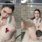 Marina Mui Nude Teasing In Shower Video Leaked - Famous Internet Girls