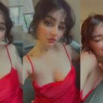 Mia Alves Sexy Red Dress Tease Video Leaked - Famous Internet Girls