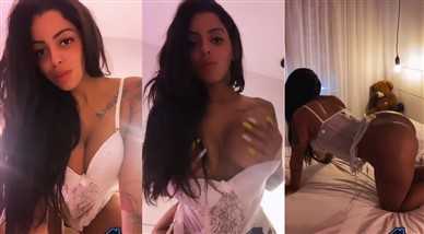 Stephanie Silveira Nude White Lingerie Teasing Video Leaked - Famous Internet Girls