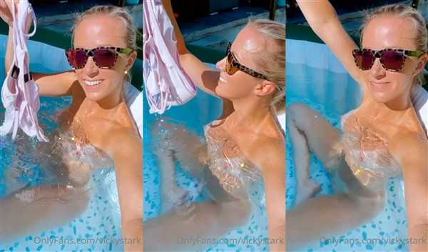 Vicky Stark Nude Hot Tub Video Leaked - Famous Internet Girls