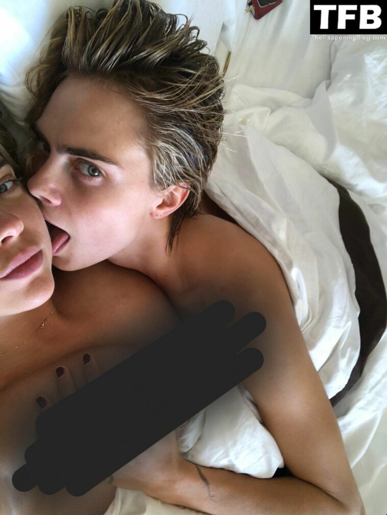 Ashley Benson & Cara Delevingne Nude Censored Preview (1 Photo)