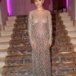 Thylane Blondeau Stuns in a See-Through Dress at the “Forbes Trophy” Grand Dinner in Paris (7 Photos)