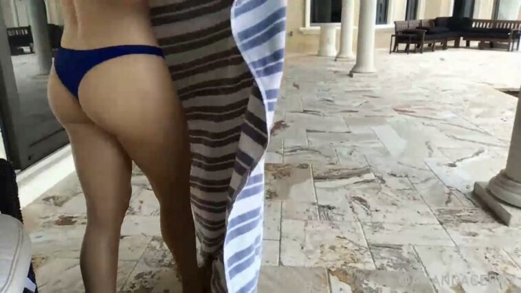 Amanda Cerny Bikini Ab Workout Livestream Video Leaked