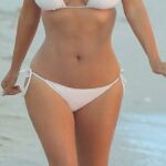 Kim Kardashian Candid Bikini Beach Set Leaked
