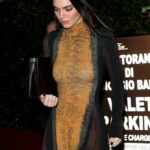 Kendall Jenner Flaunts Her Sexy Figure in a Clinging Dress at Giorgio Baldi in Santa Monica (25 Photos)