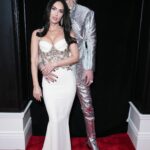 Megan Fox Displays Nice Cleavage at the 65th GRAMMY Awards in Los Angeles (33 Photos)
