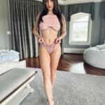 Christina Khalil Sexy Underboob Teddy Outfit Onlyfans Set Leaked