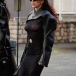 Julia Fox Flaunts Her Nude Breasts as She Attends the Courrèges Fashion Show in Paris (29 Photos)