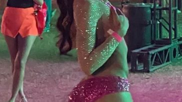 Coi Leray Displays Her Sexy Butt & Tits While Enjoying the Neon Carnival Party (8 Photos + Video)
