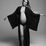 Rumer Willis Goes Topless Under a Sheer Black Robe in Stunning Bumpsuit Campaign (3 Photos)