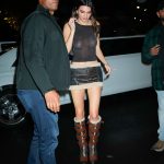 Kendall Jenner Flashes Her Nude Tits as She Enjoys a Date Night in NY (80 Photos)