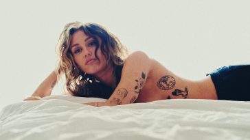 Miley Cyrus Poses Topless For “Jaded” Music Video (4 Photos)